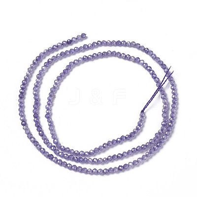 Cubic Zirconia Beads Strands G-F596-48E-2mm-1