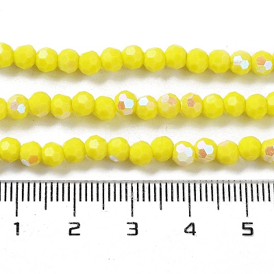 Opaque Glass Beads Strands EGLA-A035-P4mm-L04-1