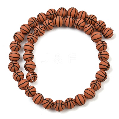 Handmade Polymer Clay Beads Strands PY-CBAEC33-01K-1