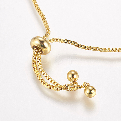 Brass Chain Bracelet Making X-MAK-P007-03-03G-1