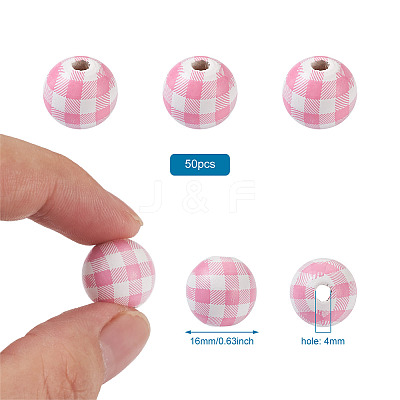 Natural Wooden Beads WOOD-TAC0010-05D-1