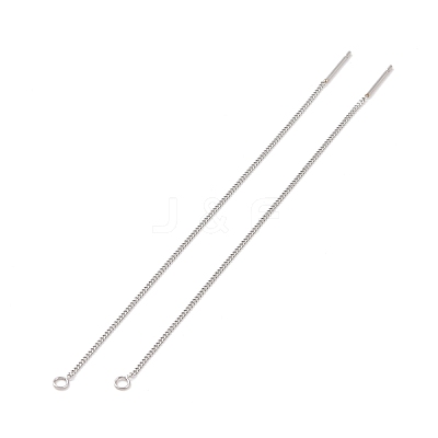 Non-Tarnish 304 Stainless Steel Stud Earring Finding STAS-E161-07P-1