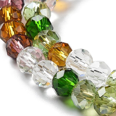 Glass Beads Strands EGLA-A034-M6mm-26-1