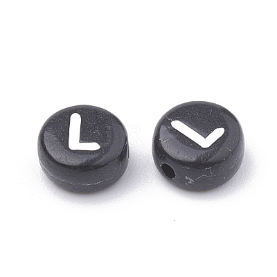 Opaque Acrylic Beads SACR-N002-02L-1