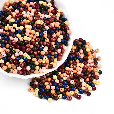Opaque Colours Glass Seed Beads SEED-N007-19D-1