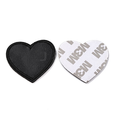 Computerized Embroidery Imitation Leather Self Adhesive Patches DIY-G031-01B-1