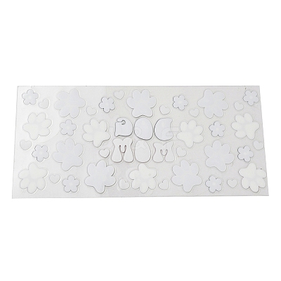 Clear Film Rub on Transfer Stickers for Glass Cups STIC-P009-G04-1