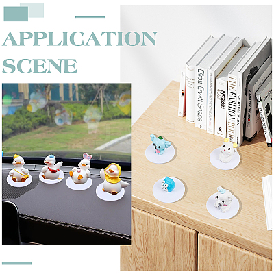 85Pcs Flat Round Acrylic Action Figure Display Pedestals ODIS-FG0002-14A-1