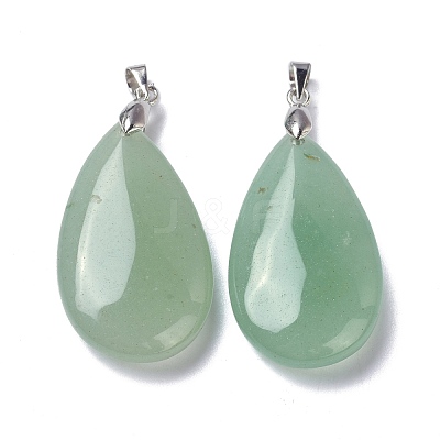 Natural Green Aventurine Pendants G-D084-01P-B10-1