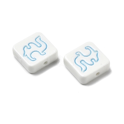 Handmade Porcelain Beads PORC-Z004-02A-1