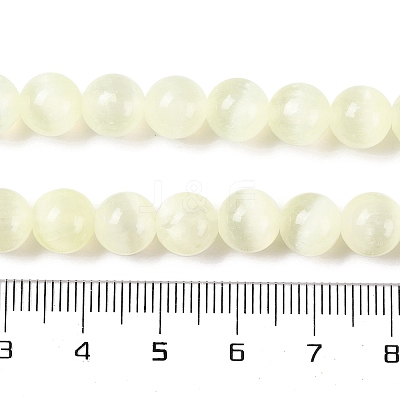 Natural Selenite Beads Strands G-C142-01C-05-1