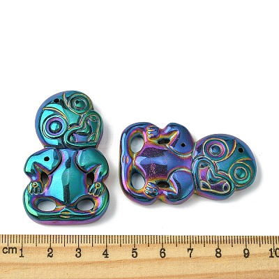Electroplate Synthetic Non-magnetic Hematite Big Pendants G-G113-01F-1