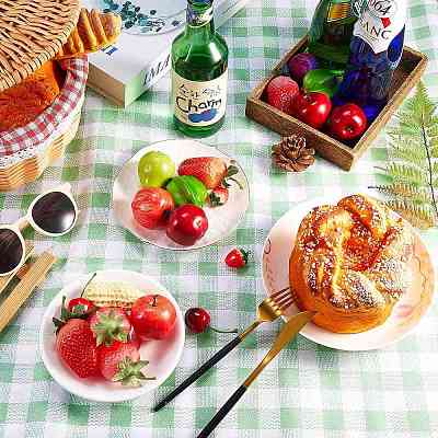 Portable Tartan Patern Non Woven Picnic Mat JX572B-02-1