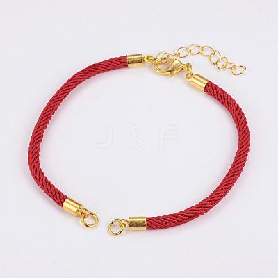 Nylon Cord Bracelet Making KK-G313-02G-1