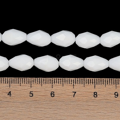 Opaque Solid Color Beads Strands EGLA-N013-P8mm-D02-1
