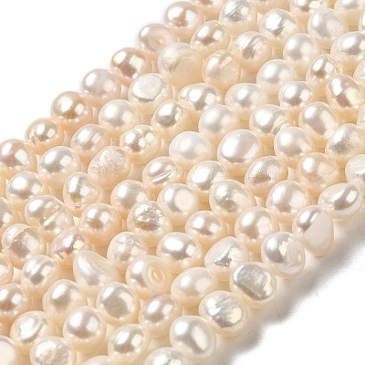 Natural Cultured Freshwater Pearl Beads Strands PEAR-E017-03-1