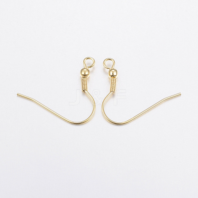 304 Stainless Steel Earring Hooks STAS-E149-02G-1