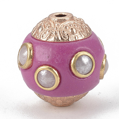 Handmade Indonesia Beads IPDL-Q041-103L-G-1