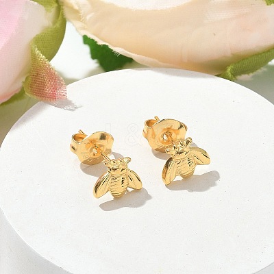 304 Stainless Steel Stud Earrings for Women LS-STAS-Z117-15G-02-1