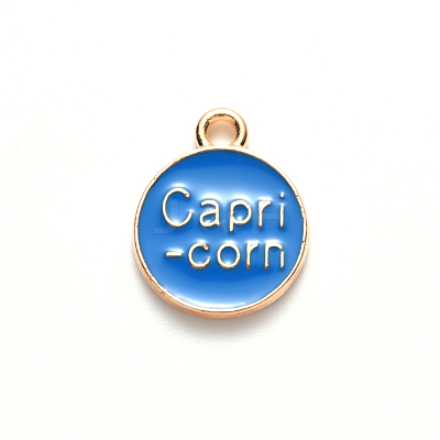 Alloy Enamel Pendants X-ENAM-S124-01B-02E-1
