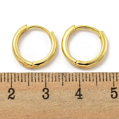 Brass Hoop Earrings EJEW-L211-08B-G-1