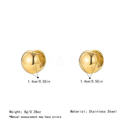 304 Stainless Steel Hoop Earrings for Women LV0668-1