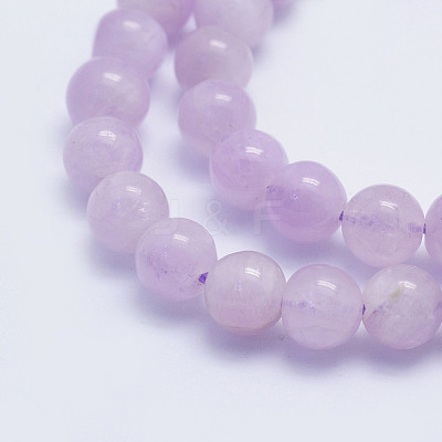 Natural Kunzite Beads Strands G-L478-14-6mm-1