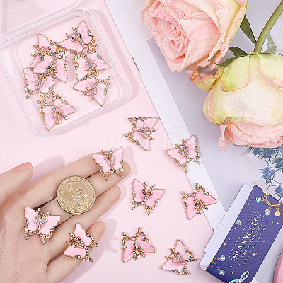 20Pcs Alloy Enamel Connector Charms ENAM-SC0007-51-1