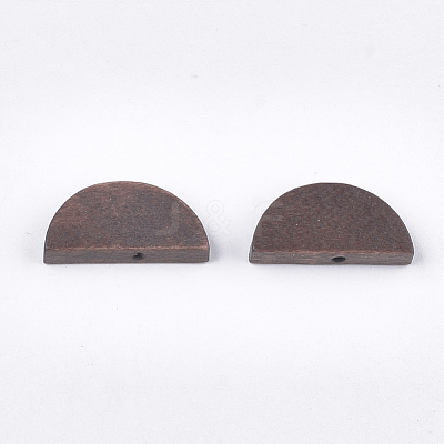 Painted Natural Wood Beads WOOD-T021-05A-03-1