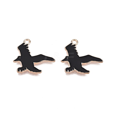 Halloween Theme Alloy Enamel Pendants PALLOY-N176-47-RS-1