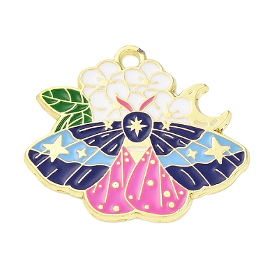 Alloy Enamel Pendants ENAM-C024-01E-01LG-1