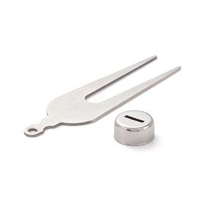 304 Stainless Steel Unfinished Cutlery Set DIY-C055-11P-1