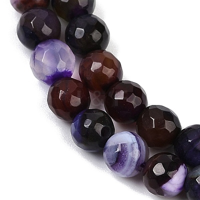 Natural Agate Beads Strands G-C082-A01-23-1