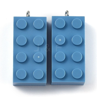 Opaque Acrylic Pendants MACR-B0001-02E-1