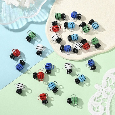 Handmade Lampwork Beads LAMP-YW0002-01A-1