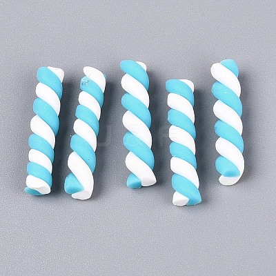 Handmade Polymer Clay Beads CLAY-N012-02C-1