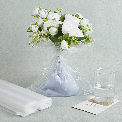 50Pcs Plastic Bouquet Freshness Preservation Bags DIY-WH0899-601B-1