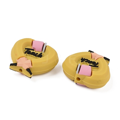 Teachers' Day Themes Silicone Beads SIL-I013-01B-1