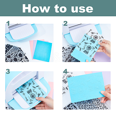 Christmas Plastic Embossing Folders DIY-WH0186-47-1