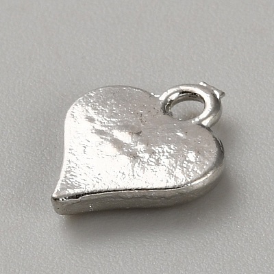 White Series Love Bow Alloy Acrylic Pendant PALLOY-WH0115-01P-13-1
