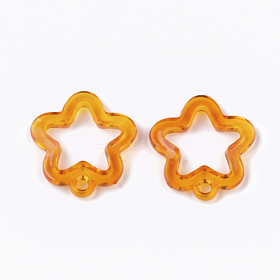 Transparent Acrylic Pendants TACR-S133-074-1