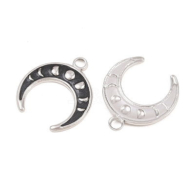304 Stainless Steel Enamel Pendants STAS-K293-34P-03-1