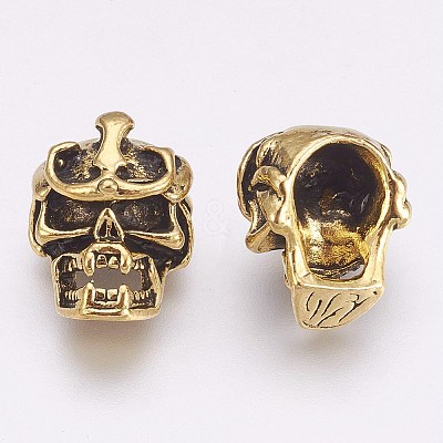Tibetan Style Alloy Beads X-PALLOY-K234-02AG-1