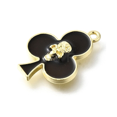 Alloy Black Enamel Gothic Style Pendants LS-PALLOY-R157-06G-09B-1