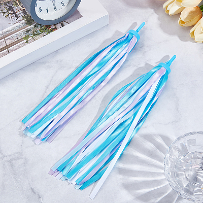 Kids Polyester Tassel Ribbon FIND-GF0008-95B-1
