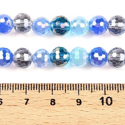Electroplate Glass Bead Strands X-GLAA-Z006-01I-1