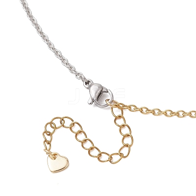 304 Stainless Steel Strawberry Link Chain Necklaces for Women NJEW-JN05804-03-1
