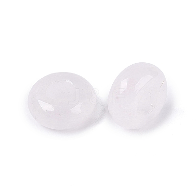 Natural White Jade European Beads G-Q602-04A-1