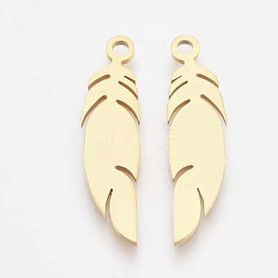 201 Stainless Steel Pendants X-STAS-T045-45G-1