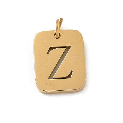 304 Stainless Steel Charms STAS-R001-01G-Z-1